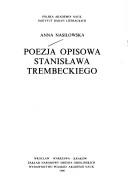 Cover of: Poezja opisowa Stanisława Trembeckiego