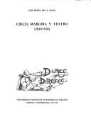 Cover of: Circo, maroma y teatro, 1819-1910