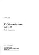 Cover of: L'" Orlando furioso" del 1532 by Conor Fahy