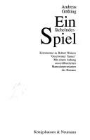 Cover of: Ein lächelndes Spiel: Kommentar zu Robert Walsers "Geschwister Tanner" : mit einem Anhang unveröffentlichter Manuskriptvarianten des Romans