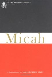 Micah by James Luther Mays
