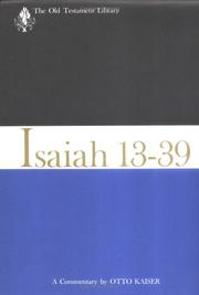 Cover of: Isaiah 13-39 | Otto Kaiser