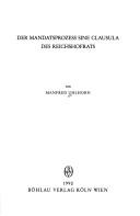 Cover of: Der Mandatsprozess sine clausula des Reichshofrats