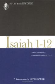 Cover of: Isaiah 1-12 | Otto Kaiser