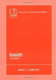 Cover of: Isaiah by John F. A. Sawyer