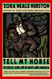 Cover of: Tell my horse by Zora Neale Hurston