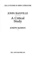 Cover of: John Banville, a critical study