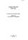 Cover of: Child health for all
