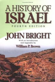 Cover of: A History of Israel by John Bright