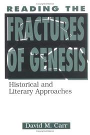 Reading the fractures of Genesis by David McLain Carr, David McClain Carr