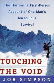 Cover of: Touching the Void by Joe Simpson