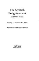 Cover of: Scottish enlightenment and other essays
