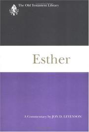 Cover of: Esther: A Commentary (Old Testament Library)