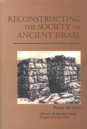 Cover of: Reconstructing the society of ancient Israel