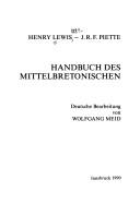 Cover of: Handbuch des Mittelbretonischen