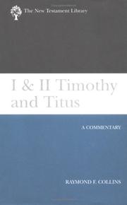 Cover of: 1 & 2 Timothy and Titus: a commentary