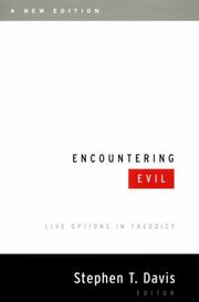 Cover of: Encountering evil: live options in theodicy