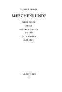 Cover of: Maerchenkunde.: zwölf Betrachtungen zu den Grimmschen Maerchen