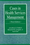Cover of: Cases in health services management