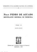 Cover of: Recopilación historial de Venezuela by Pedro de Aguado