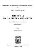 Cover of: Historia de la Nueva Andalucía