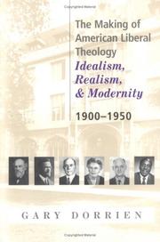 The making of American liberal theology cover