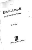 Elechi Amadi by Ebele Eko