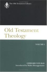 Old Testament Theology by Gerhard von Rad