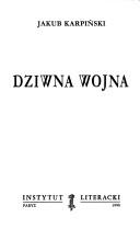 Cover of: Dziwna wojna