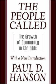 Cover of: The People Called by Paul D. Hanson, Paul D. Hanson