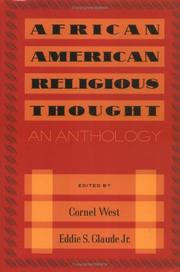 Cover of: African American Religious Thought by 