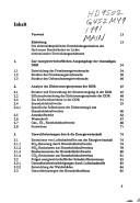 Cover of: Die Energiesituation in der vormaligen DDR: Darstellung, Kritik und Perspektiven der Elektrizitätsversorgung