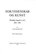 Cover of: For vedenskab og kunst: medaljen Ingenio et arti, 1841-1991