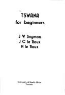 Cover of: Tswana for beginners