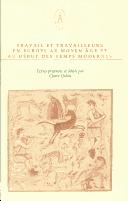 Cover of: Travail et travailleurs en Europe au Moyen Age et au début des temps modernes by textes présentés et édités par Claire Dolan.