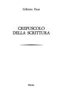 Cover of: Crepuscolo della scrittura