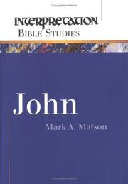 Cover of: John (Interpretation Bible Studies)