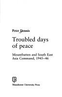 Troubled days of peace