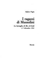 Mussolini's boys by Alpheo Pagin