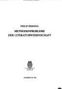 Cover of: Methodenprobleme der Literaturwissenschaft