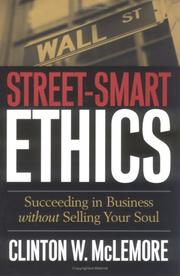 Cover of: Street-Smart Ethics by Clinton W. McLemore