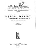 Cover of: Il Filosofo nel pozzo: la terra di Lazzaro Spallanzani tra storia e scienza
