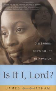 Cover of: Is It I, Lord?: Discerning God's Call to Be a Pastor