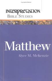 Cover of: Matthew (Interpretation Bible Studies)