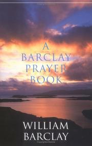 Cover of: A Barclay prayer book