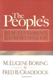 Cover of: The People's New Testament Commentary by M. eugene Boring, Fred B. Craddock