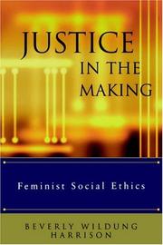 Cover of: Justice in the Making by Harrison. - undifferentiated