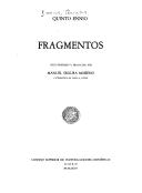 Cover of: Fragmentos