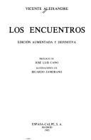 Cover of: Los encuentros