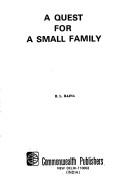 Cover of: A quest for a small family